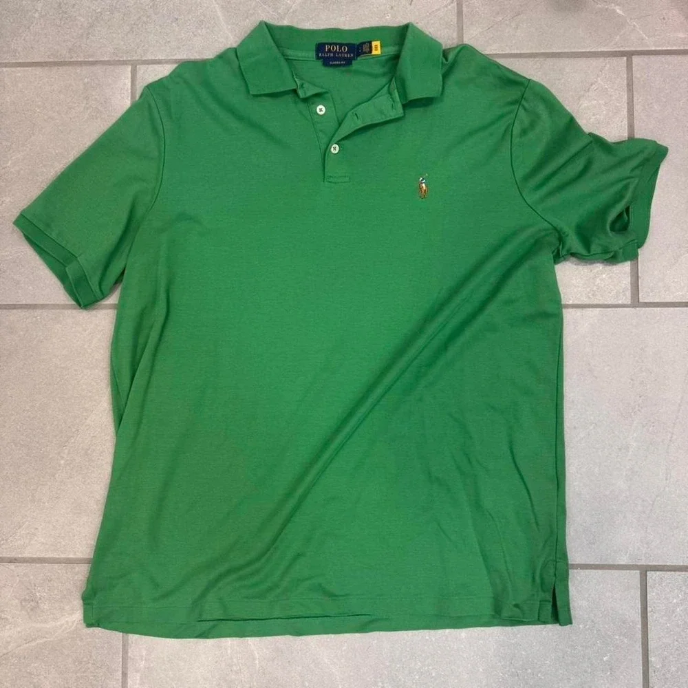 Polo Ralph Lauren Green Polo - Classic Fit